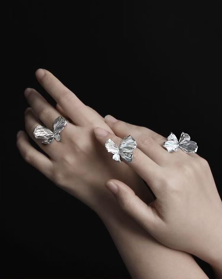 Brushed Silver Ring · Dance of Light