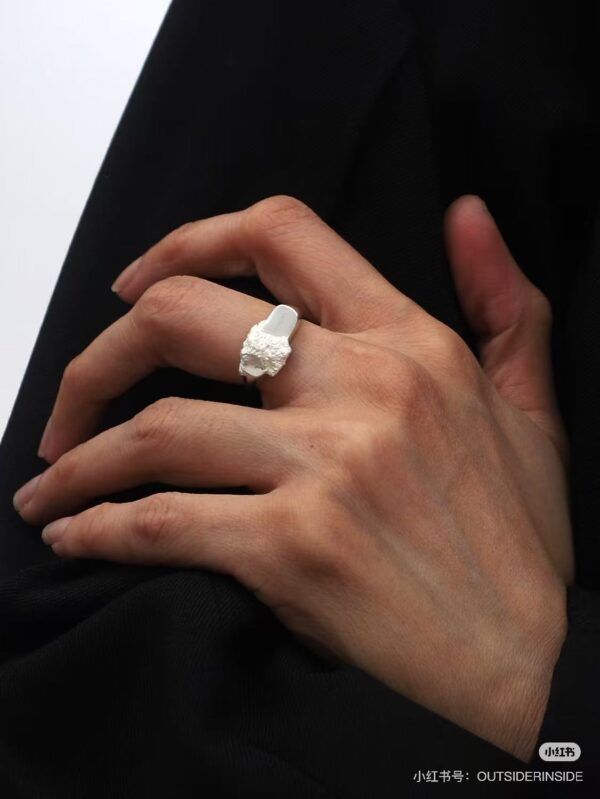 Brushed Silver Ring · Dance of Light