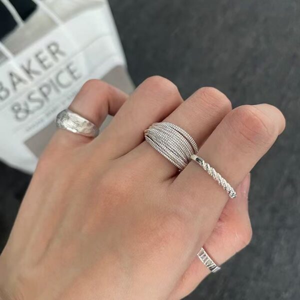 Handmade Brushed Silver Bracelet · Minimal Aesthetic