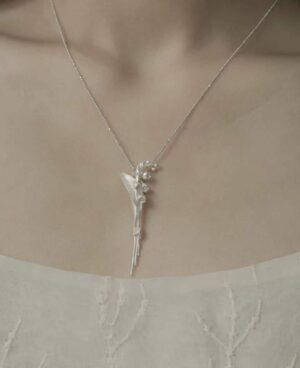 Silver Song of the Wind Necklace
